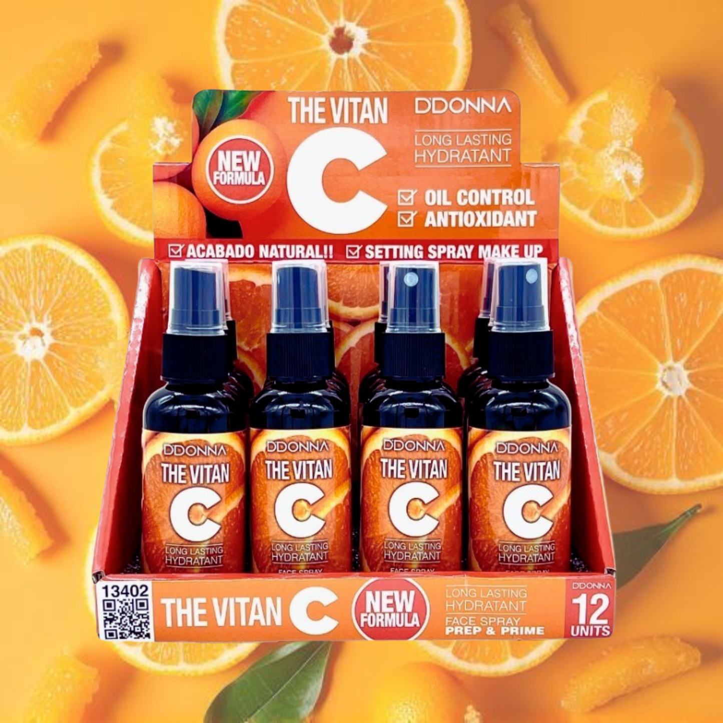 Spray Fijador de Maquillaje Vitamina C - D'Donna