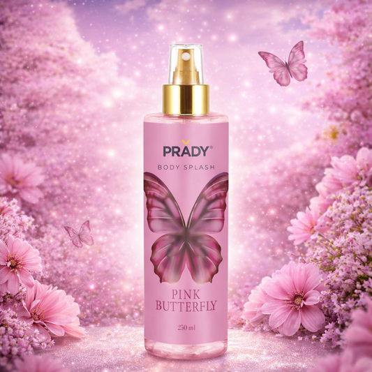Body Splash Pink Butterfly 250ml - Prady