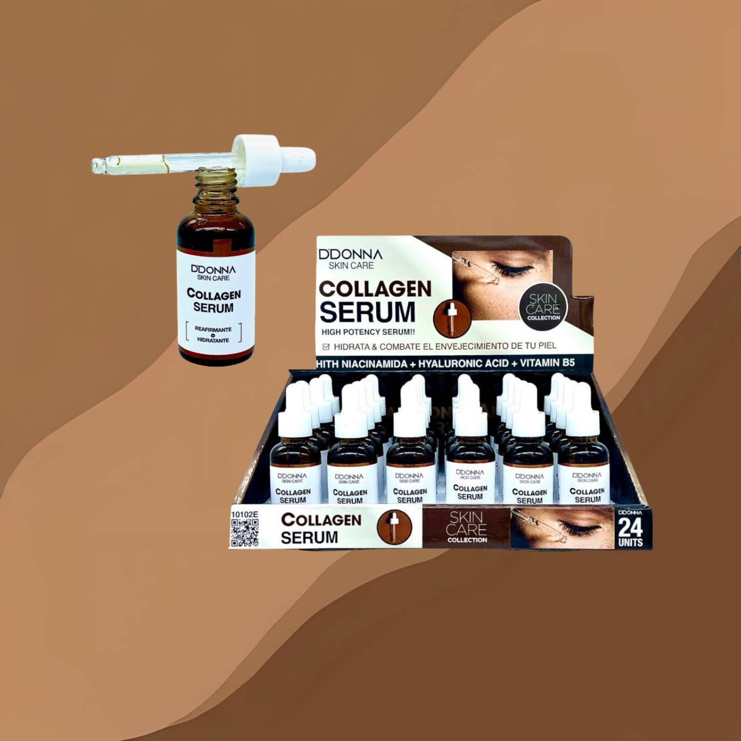 Serum Rellenador Colágeno + Niacinamida + Ácido Hialurónico + Vitamina B5 - D'Donna