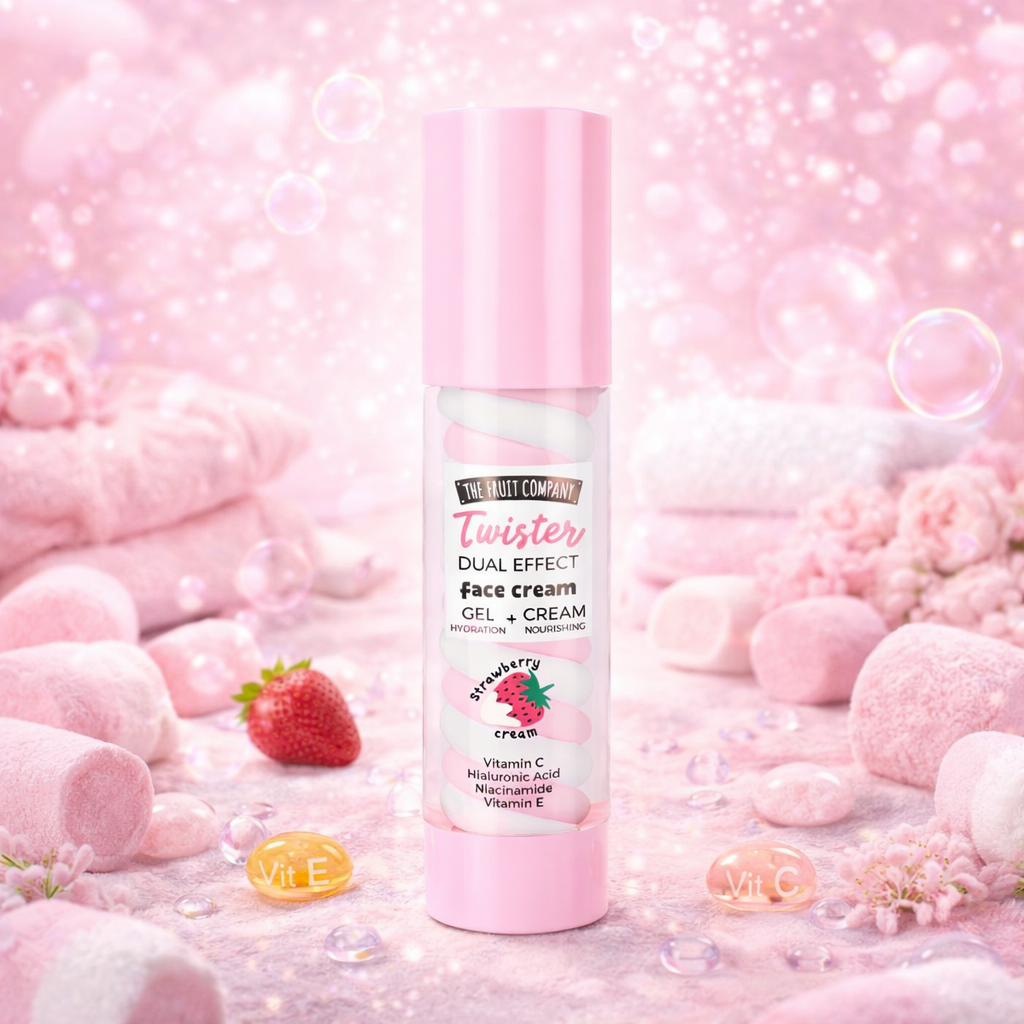 Twister Face Cream Fresa y Nata 50gr - The Fruit Company