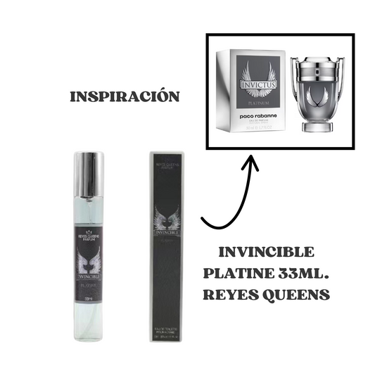 Invincible Platine Homme 33ml Reyes Queens