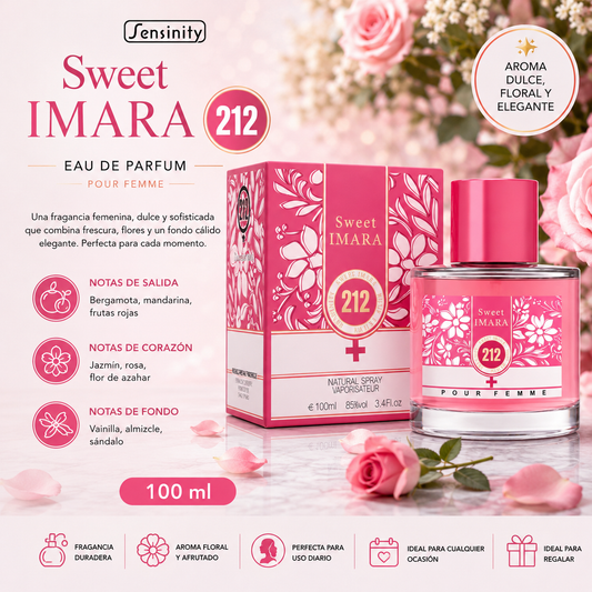 Perfume Sweet Imara 212 Eau de Parfum 100 ml Sensinity para mujer