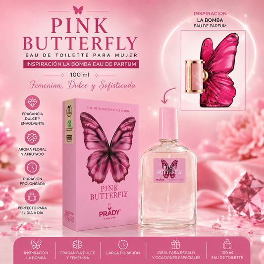 Pink Butterfly by Prady Eau de Toilette mujer 100 ml inspirado en La Bomba Eau de Parfum