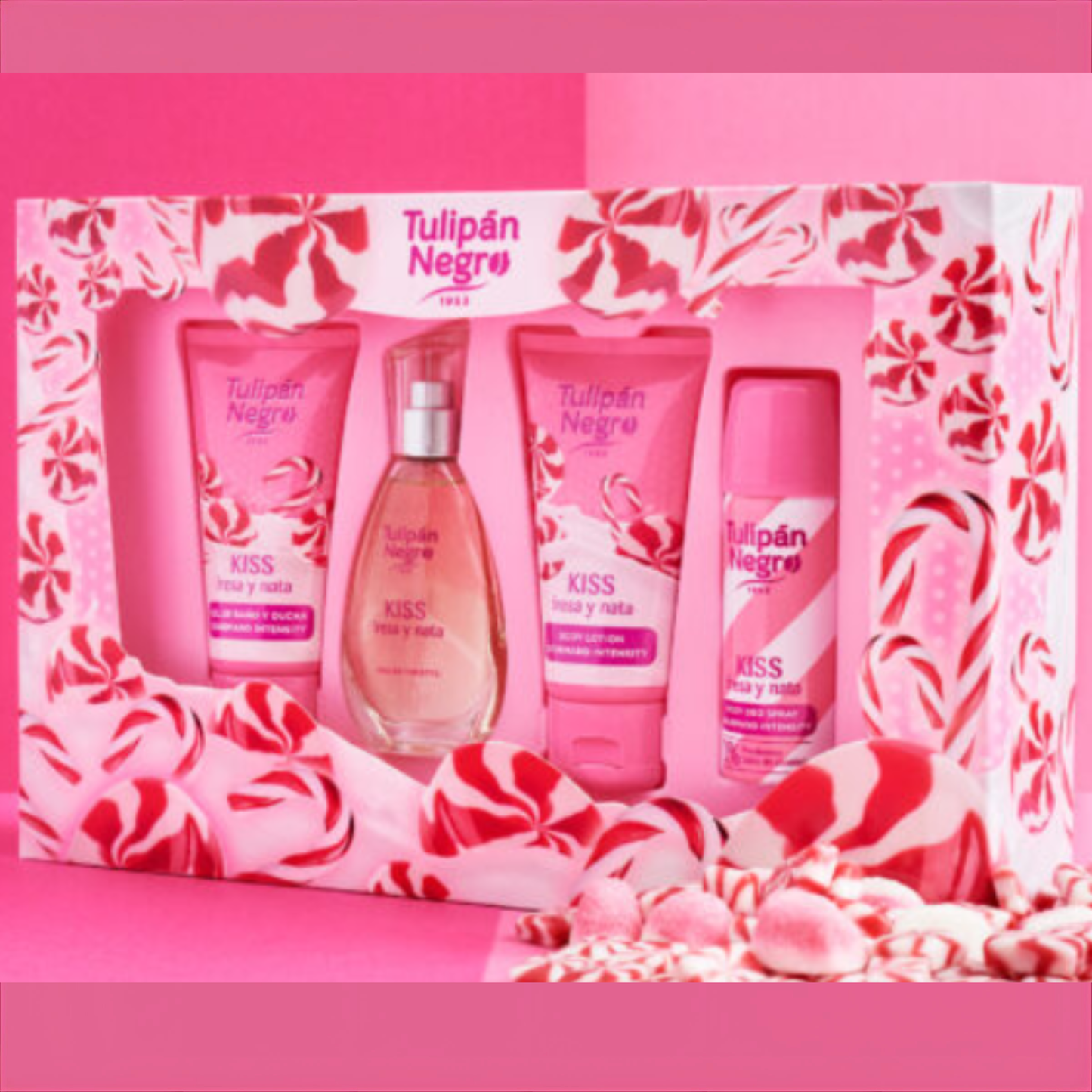 Pack Kiss Fresa y Nata - Tulipán Negro